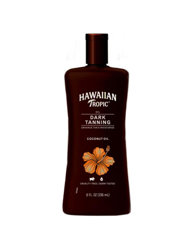 Aceite Bronceador Oscuro Hawaiian Tropic 8 oz x 2