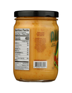 Mayonesa Vegana de Aguacate con Pimienta Roja Avonais 340g 2