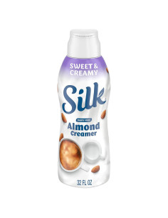 Crema de Almendra Silk 946 ml, Libre de Lácteos y Gluten