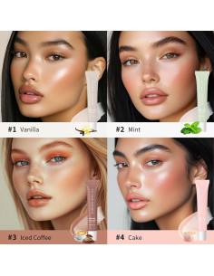 Set de 4 Bálsamos Labiales Hidratantes ARCHIDATE - Vainilla, Menta, Café, Pastel 2