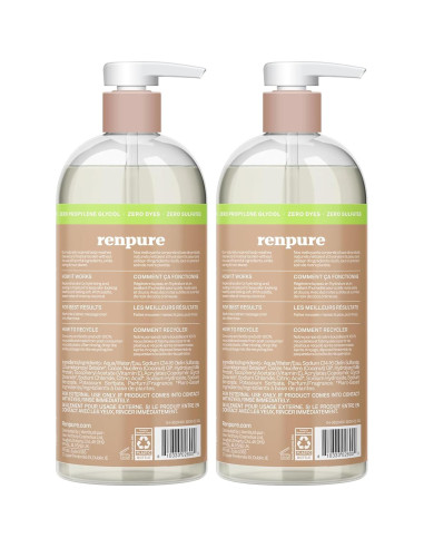 Jabón Corporal Hidratante Renpure 710ml Leche de Coco Vitamina E