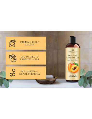 Aceite de Hueso de Albaricoque Handcraft Blends 236 ml - 100% Puro