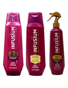Set de Champú y Acondicionador Infusium 400 ml + Tratamiento 311 ml