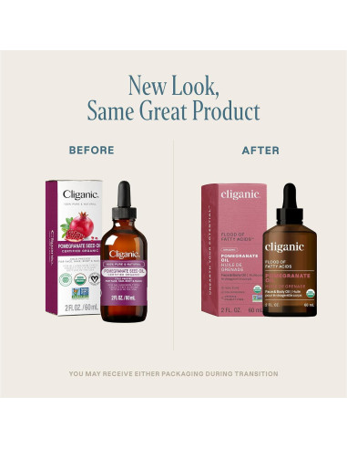 Aceite de Semilla de Granada Orgánico Cliganic 59ml Puro