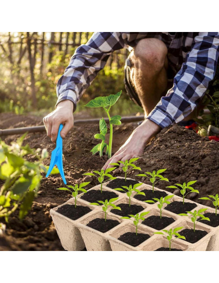 10 Paquetes Bandejas de Germinación Biodegradables Loongesho