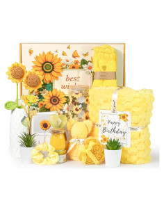 Set de Regalos de Spa Girasol AZ - 17 Piezas para Mujeres