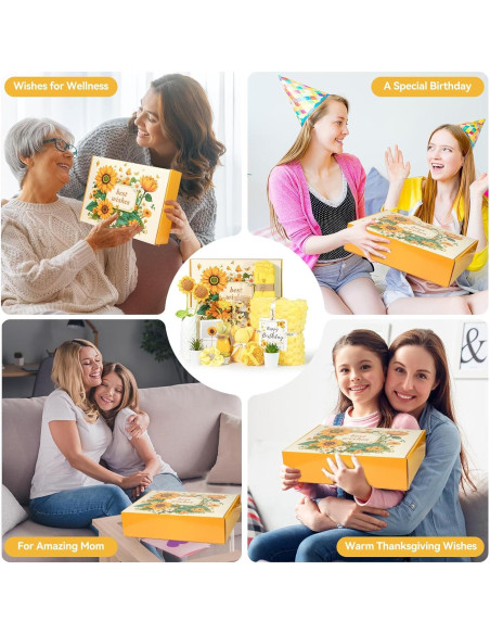 Set de Regalos de Spa Girasol AZ - 17 Piezas para Mujeres