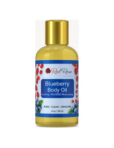 Aceite Corporal Hidratante Red Rose Naturals 118 ml - Aroma Arándano