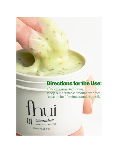 Mascarilla Facial Batido Verde de Pepino NOWCOS 134g - Cuidado Piel