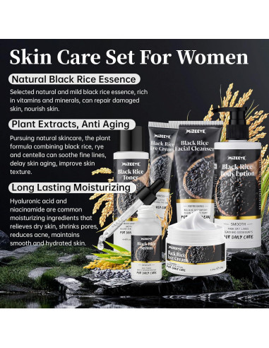 Conjunto de Cuidado de la Piel MIZEEYE 6 PZS Antienvejecimiento