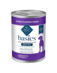Comida Húmeda para Perros Adultos Blue Buffalo 12 Latas Pavo