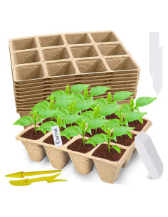 Bandeja de Inicio de Semillas Doubleggs 120 Celdas Biodegradables