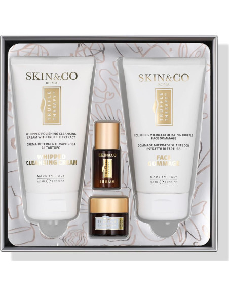 Dúo de Crema Limpiadora y Gommage Trufa SKIN&CO Roma 450g
