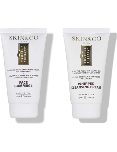 Dúo de Crema Limpiadora y Gommage Trufa SKIN&CO Roma 450g