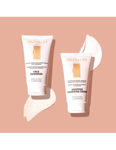 Dúo de Crema Limpiadora y Gommage Trufa SKIN&CO Roma 450g