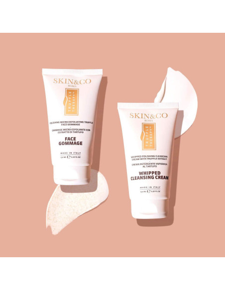 Dúo de Crema Limpiadora y Gommage Trufa SKIN&CO Roma 450g