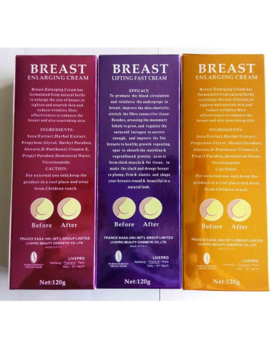 Crema Aumento Senos y Glúteos Aichun Beauty 120g Ajo