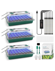 Bandeja de Inicio de Semillas BlumWay 120 Celdas con Luz LED