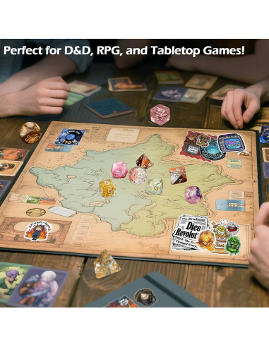 Conjunto de Dados Poliedricos DND Haxtec 5 Sets 35 Dados