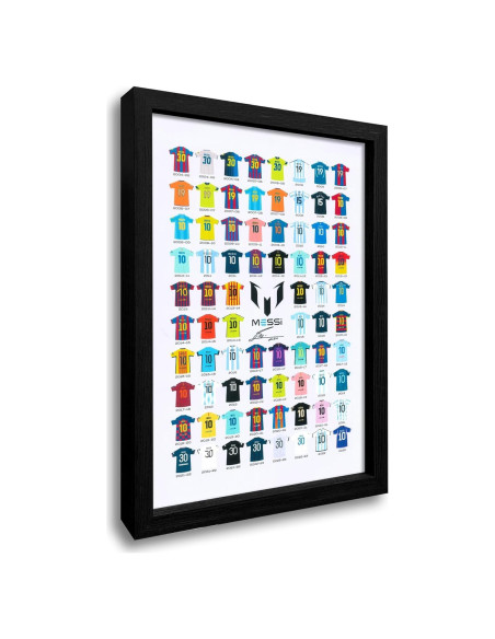 Póster de Messi en Lienzo 60.96x40.64 cm WOOTONG Póster de Messi en Lienzo 60.96x40.64 cm WOOTONG