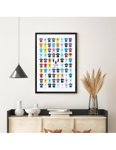 Póster de Messi en Lienzo 60.96x40.64 cm WOOTONG