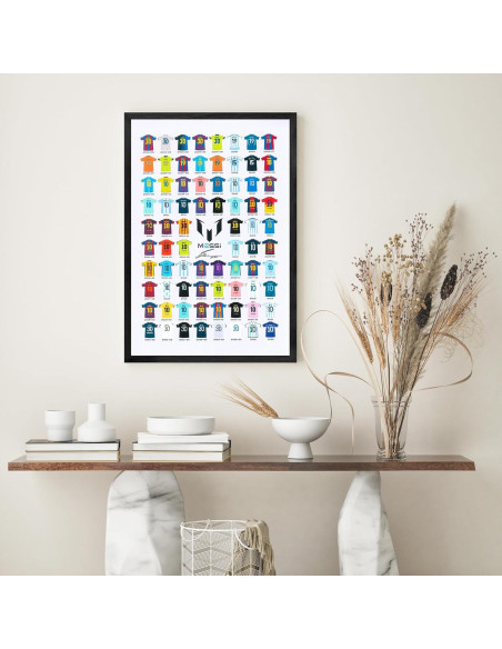 Póster de Messi en Lienzo 60.96x40.64 cm WOOTONG Póster de Messi en Lienzo 60.96x40.64 cm WOOTONG