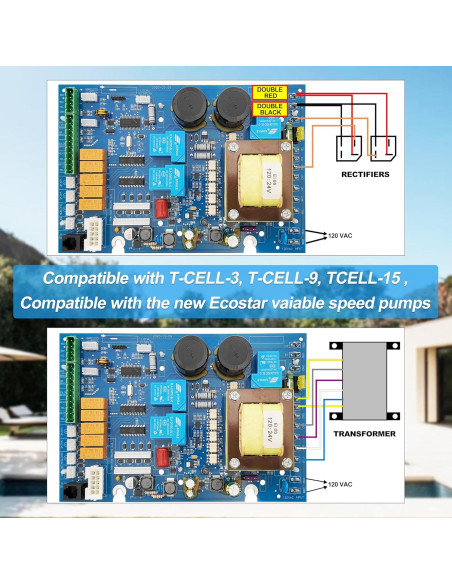 Placa de Circuito Impreso GLX-PCB-MAIN FARAMZ para Piscinas