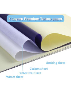 Papel de Transferencia para Tatuajes Combofix A4 - 50 Hojas 2