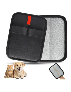 Guantes Removedores de Pelo de Mascota INABULETWO 1 Pcs Negro