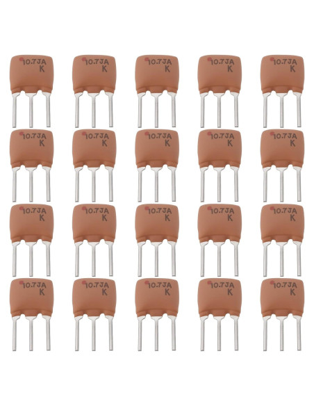 20 Filtros Cerámicos 10.7 MHz YINETTECH para Radio