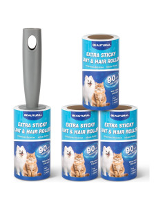 Rodillo para Pelusa BEAUTURAL 360 Hojas Extra Pegajoso