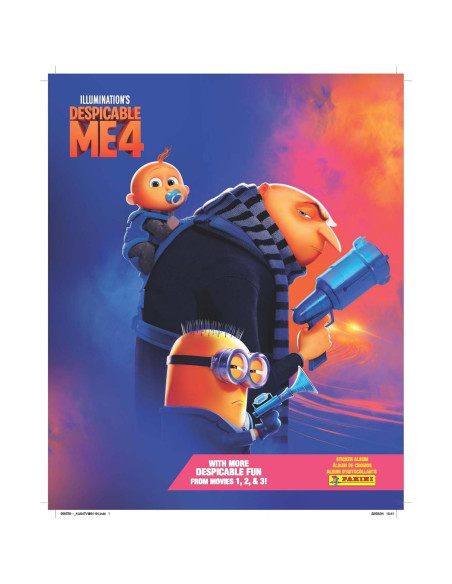 Álbum de Stickers Panini Mi Villano Favorito 4 + 25 Stickers