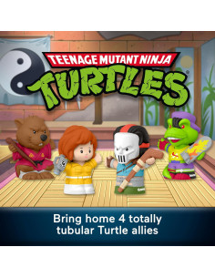 Set Coleccionable Tortugas Ninja Little People Mattel 2