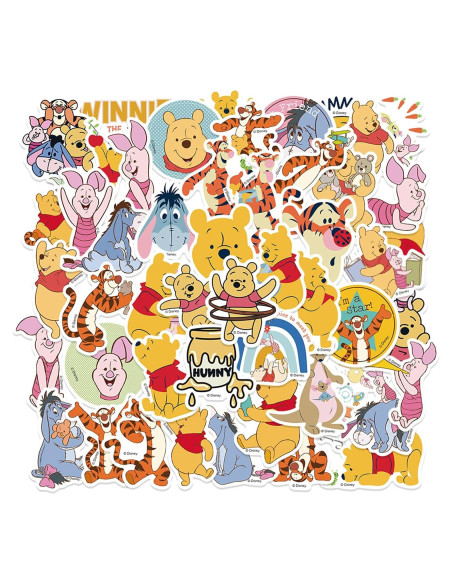 50 Pegatinas de Caricaturas Wanhuatong - Vinilo Impermeable