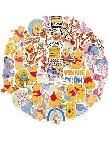 50 Pegatinas de Caricaturas Wanhuatong - Vinilo Impermeable