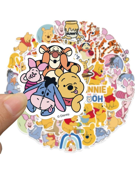 50 Pegatinas de Caricaturas Wanhuatong - Vinilo Impermeable