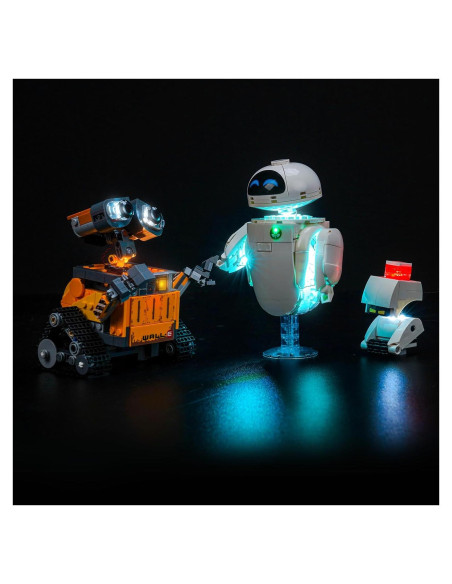 Kit de Luz LED Compatible con Lego 43279 Wall-E y EVE