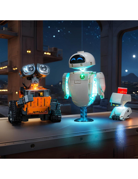 Kit de Luz LED Compatible con Lego 43279 Wall-E y EVE