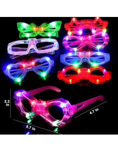 24 Gafas LED OceanWings para Niños - Brillan en la Oscuridad 2