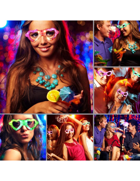 24 Gafas LED OceanWings para Niños - Brillan en la Oscuridad