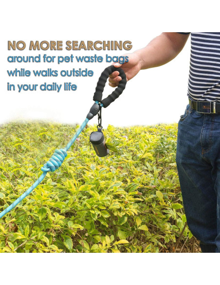 Dispensador de bolsas para excrementos de perro simpletome gris 1680D Dispensador de bolsas para excrementos de perro simpletome gris 1680D