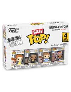 Funko Pop! Bitty Colección Bridgerton - 4 Figuras + Estante