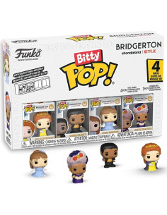 Funko Pop! Bitty Colección Bridgerton - 4 Figuras + Estante 2
