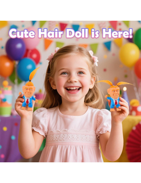 Muñeco Troll de Goma Auvitaya con Cabello Largo y Pies Gigantes