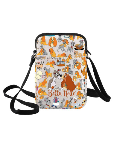 Bolsa Cruzada Lady y Tramp Bella Notte - 21.4x14.5cm