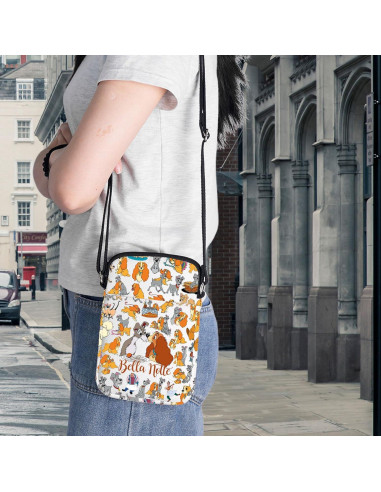 Bolsa Cruzada Lady y Tramp Bella Notte - 21.4x14.5cm