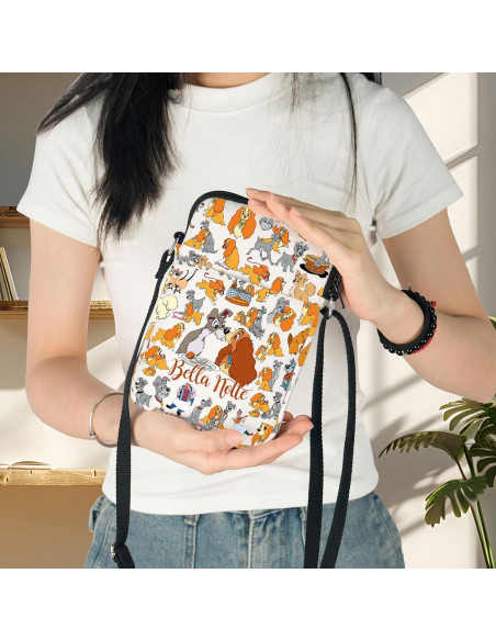 Bolsa Cruzada Lady y Tramp Bella Notte - 21.4x14.5cm