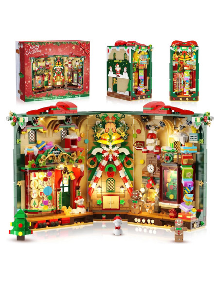 Juego de Construcción Navidad INSOON 1418 Piezas Casa Jengibre