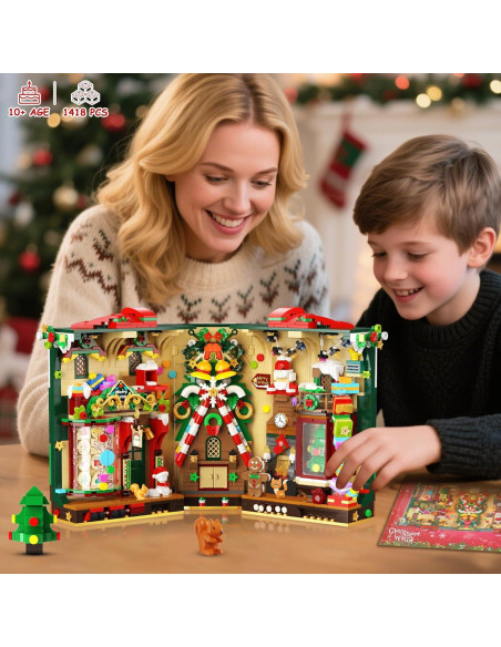 Juego de Construcción Navidad INSOON 1418 Piezas Casa Jengibre