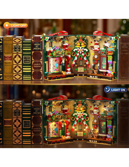 Juego de Construcción Navidad INSOON 1418 Piezas Casa Jengibre